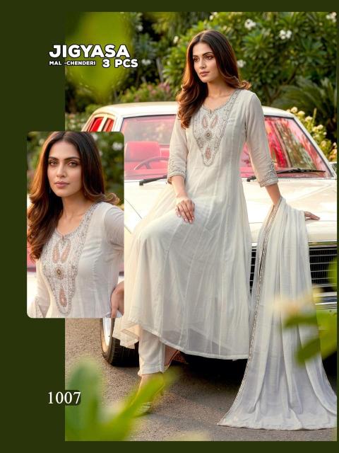 Desi kudi jigyasa anarkali white kurti wholesale